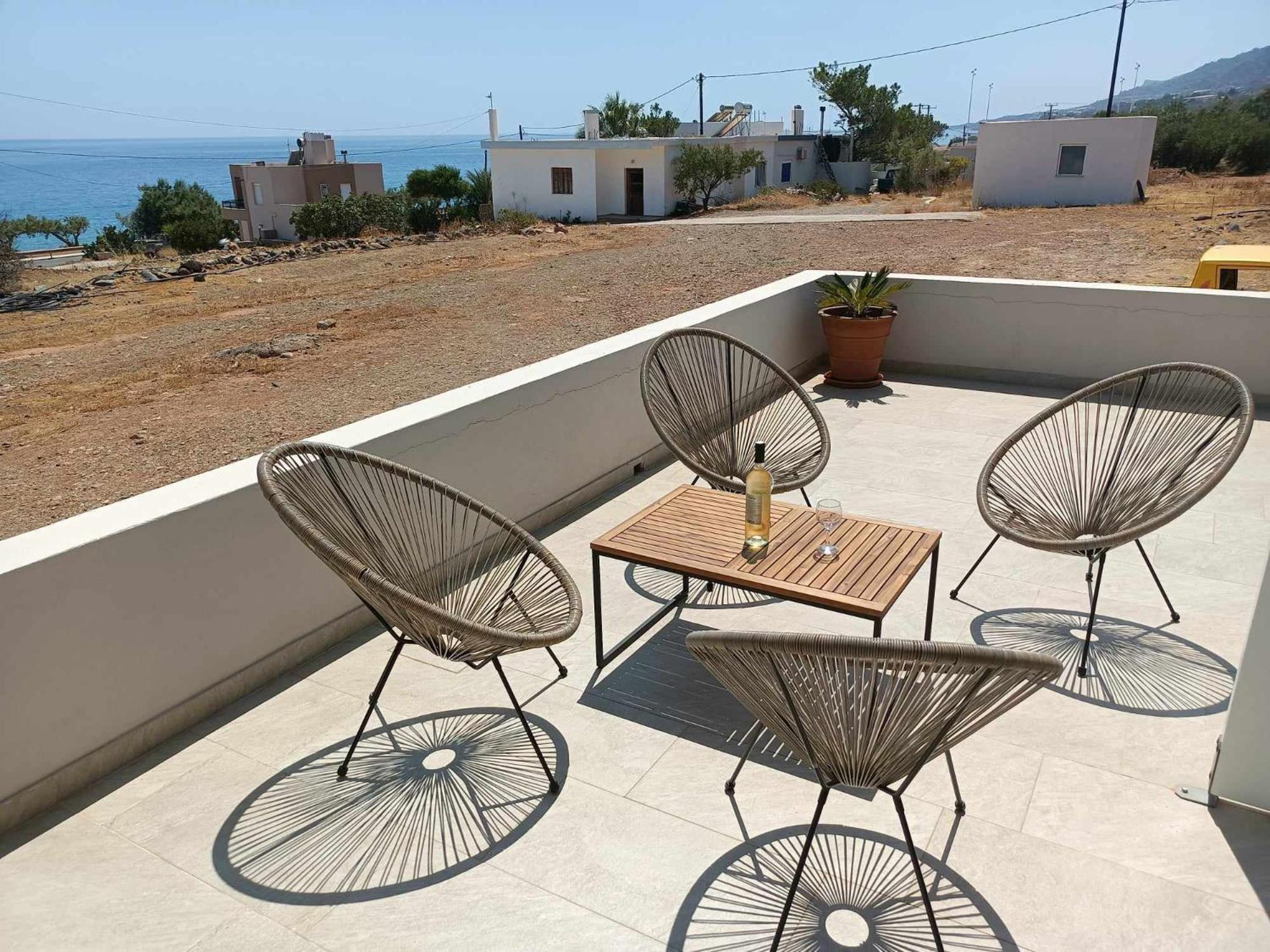 Makrýgialos Sea View Pine Houseヴィラ エクステリア 写真